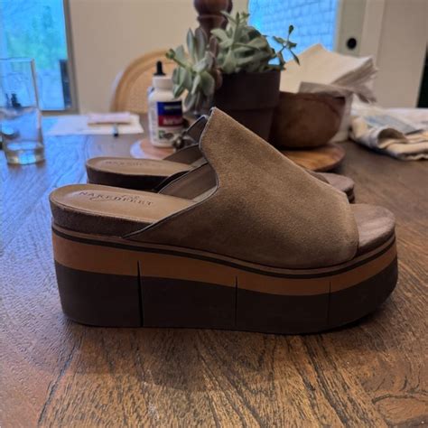 Naked Feet Shoes Naked Feet Flow Platform Wedge Slide Sandal Poshmark