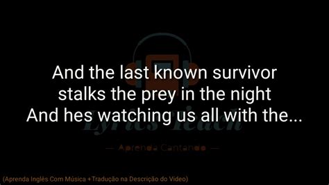 Survivor Eye Of The Tiger Lyrics Teach YouTube