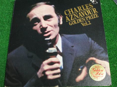 Yahoo オークション 中古レコード CHARLES AZNAVOUR GOLDEN PRIZE Vo