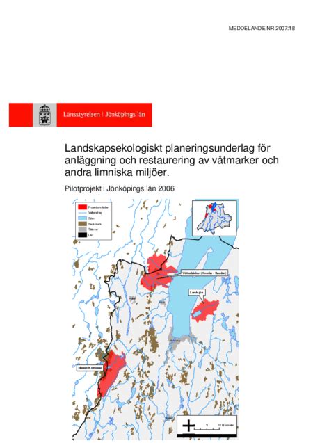 Landskapsekologiskt Planeringsunderlag F R Anl Ggning Och Restaurering