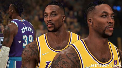 Nba K Dwight Howard Cyberface Hair Update And Body Model Versions