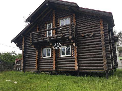 Внешняя отделка сруба, д. Вирки, Ленинградская обл. - Домочки.ру