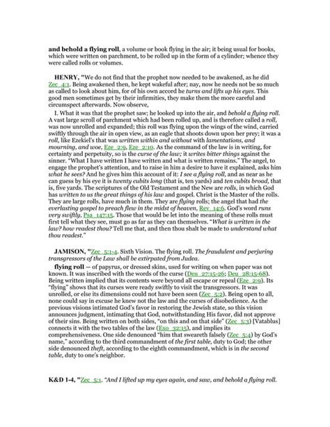 Zechariah 5 commentary | PDF