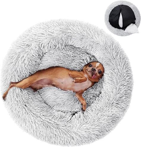 Purefun Flauschig Hundebett Mittelgroße Hunde 70 cm Bequeme hundekorb