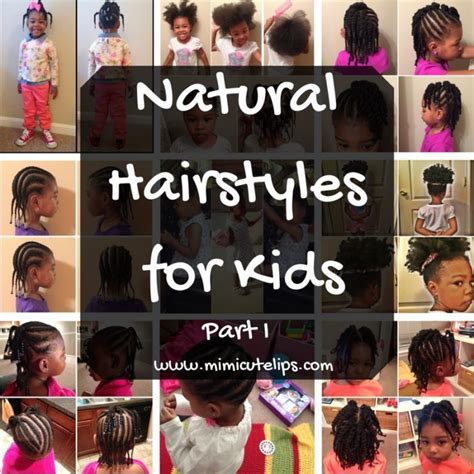 Natural Hairstyles for Kids. Vol. II - MimiCuteLips