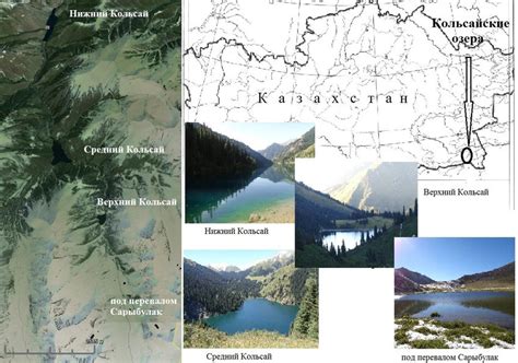 Map-layout of Kolsai Lakes. | Download Scientific Diagram