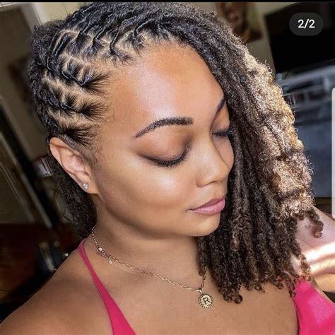 Pin By Rica Molet On Hair Styles In 2024 Short Locs Hairstyles Faux Locs Hairstyles Locs