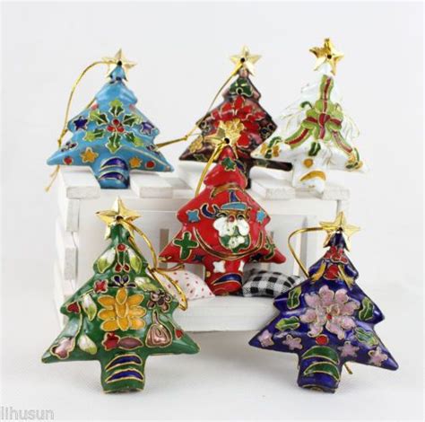 Handmade Cloisonne Enamel Christmas Tree Ornament