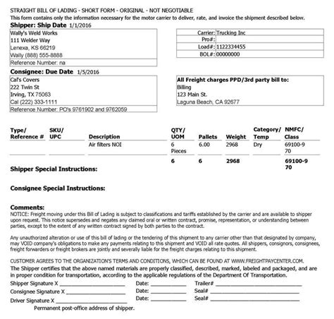 What Is A Bill Of Lading And Its Types Trademo Blog