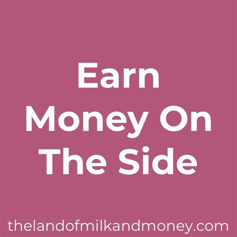 Earn Extra Cash With Side Hustles