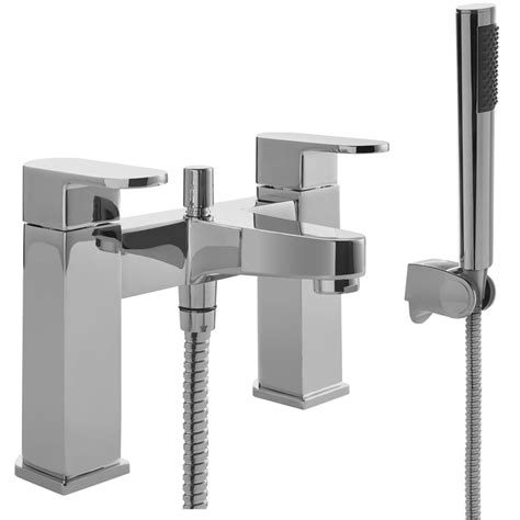 Niagara Maida Chrome Modern Deck Mounted Bath Shower Mixer Tap