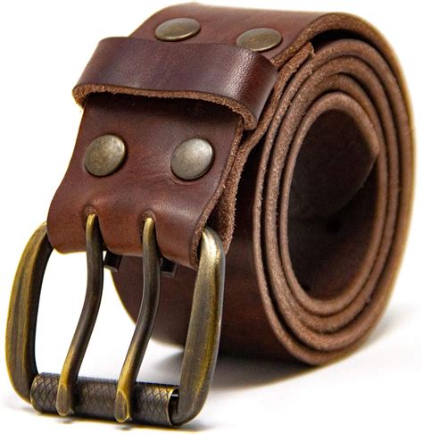 Logical Leather Men S Work Belt Heavy Duty Genuine Full Grain Leather