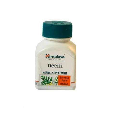 Himalaya Neem Pure Herbs For Skin Wellness Mild Acne And Skin Care 60