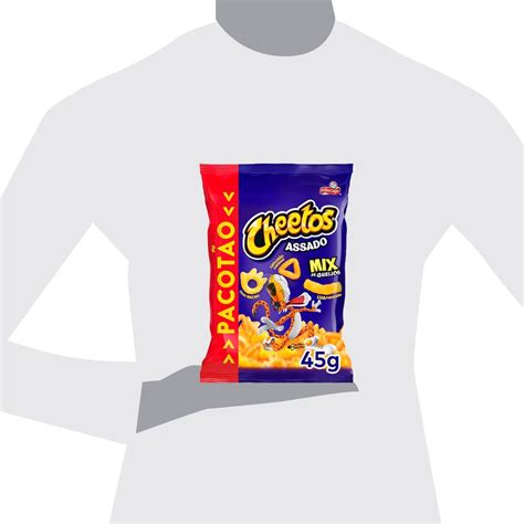 Salgadinho Sortido Mix De Queijo Cheetos 95G Elma Chips