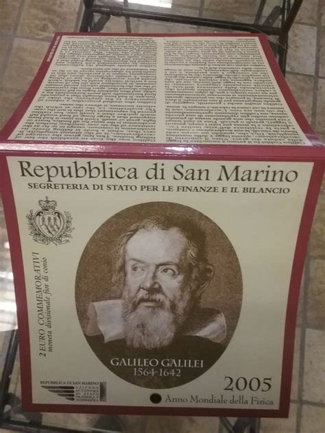 Saint Marin 2 Euro 2005 BU Galileo Galilei Catawiki