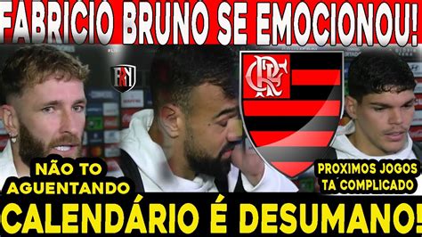 JOGADORES DO FLAMENGO DETONAM CALENDÁRIO É DESUMANO FABRICIO BRUNO SE