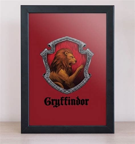 Poster Grifinória Harry Potter Elo7 Produtos Especiais