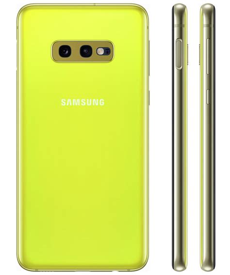 This is the Samsung Galaxy S10e in Canary Yellow - SoyaCincau