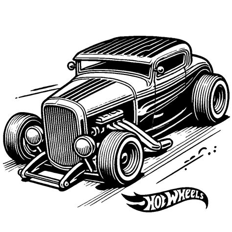 58 Coloriage Hot Wheels Gratuit Pour Ceux Qui Aiment La Vitesse