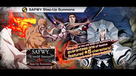 Bleach Brave Souls Safwy Step Up Summons Untold Stories One Steam