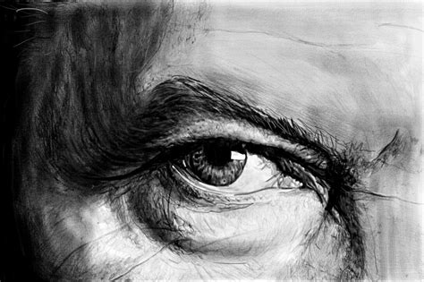 David Bowie eye on Behance