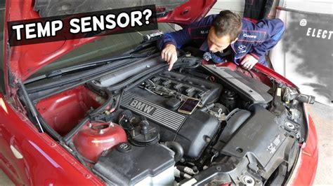 WHERE IS THE COOLANT TEMPERATURE SENSOR LOCATED ON BMW E46 E39 E53 E83