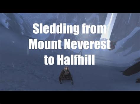 WoW Sledding Tour Mount Neverest Kun Lai To Halfhill Magical Snow