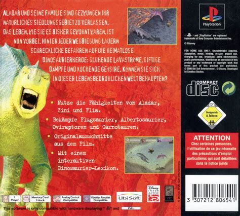 Disney S Dinosaur Cover Or Packaging Material Mobygames