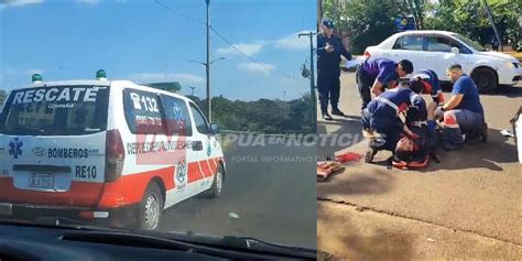 Motociclista Result Con Graves Lesiones Tras Impactar De Frente Contra