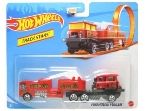 Caminhão Firehouse Fueler Bombeiros Track Stars Hot Wheels Mattel Caminhões