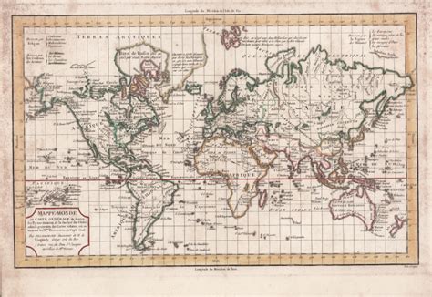 Mappe Monde Ou Carte G N Rale De Toutes Les Parties Connues De La