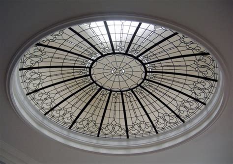 Leaded Glass Ceiling Dome Skylight