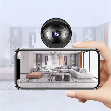 Mini WiFi Cameras,2.4G WiFi Wireless Cameras HD 1080P 150° Viewing Security Cameras,Built in ...