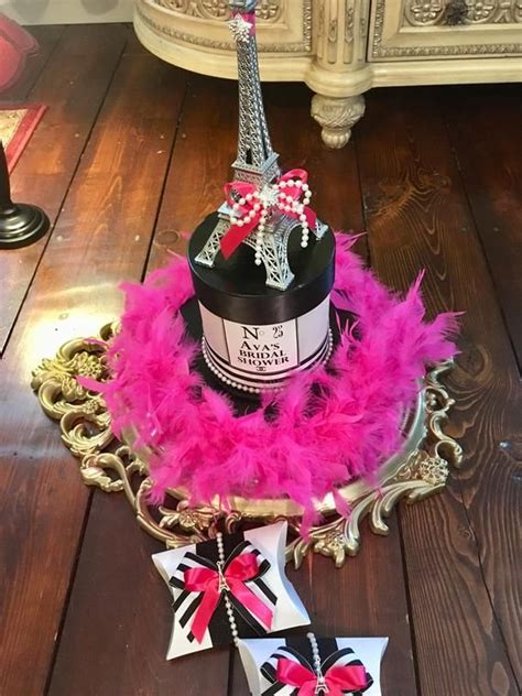 Paris Party Centerpiece Parisian Theme Birthday Paris Theme Centerpiece Bridal Shower