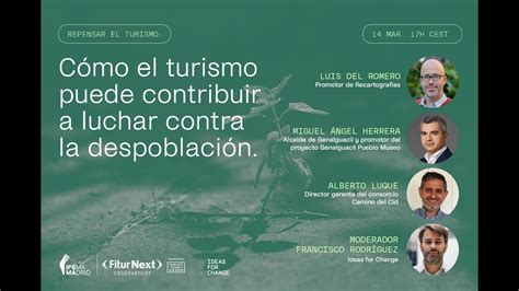 Webinar Fiturnext C Mo El Turismo Puede Contribuir A Luchar Contra La