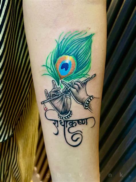 Shri Krishna Tattoo Radha Krishna Tattoo Artofit