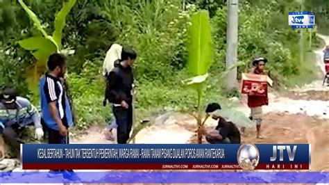 Berita Video Kesal Jalan Tak Kunjung Diperbaiki Pemerintah Warga