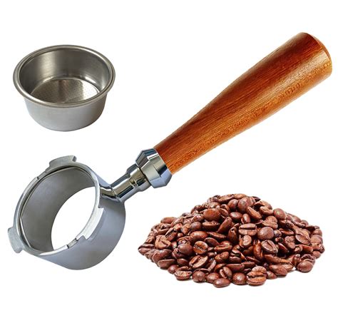 Plugsharge 51mm Bottomless Stainless Steel Naked Portafilter Fits Delonghi Espresso Machine