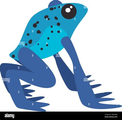 Blue Dart Frog Stock Vector Images Alamy