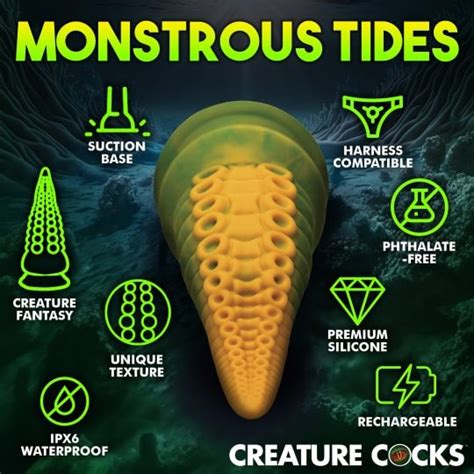 Monstropus Vibrating Tentacle Silicone Dildo Les Folies Du Coeur