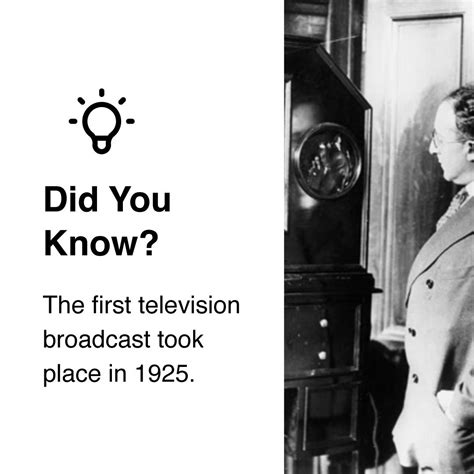 The First Television Broadcast in History