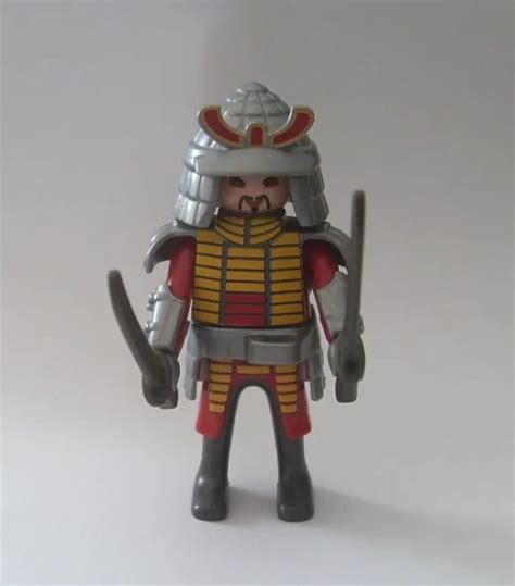 SAMURAI WARRIOR PLAYMOBIL Official Figure Loose Complete Rare EUR 6