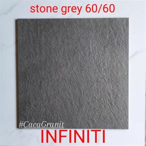 Jual Granit X Kasar Garasi Teras Carport Infiniti Stone Grey Rustic