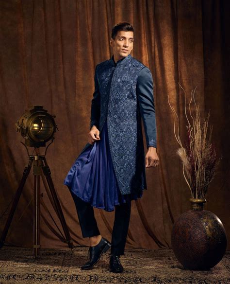 LAPIS LAZULI SHERWANI More Mischief