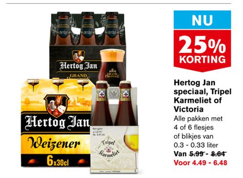 Hertog Jan Speciaalbier Folder Aanbieding Bij Hoogvliet Details