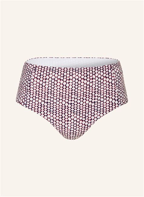 FEMILET High Waist Bikini Hose TIDRA In Weiss Dunkelblau Fuchsia