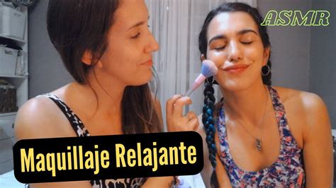 Asmr En Espa Ol Maquillaje Relajante Y Masaje De Cuello A Mi Bff