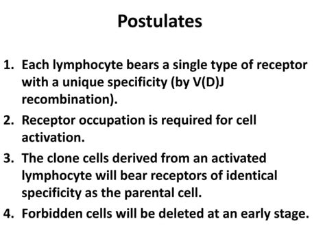 Clonal Selection Theory Ppt