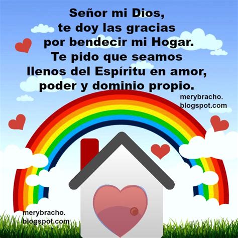 Señor gracias por bendecir mi hogar Bonita oración de Poder por la