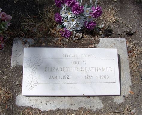 Elizabeth Ruth Betty Golden Neathamer 1921 1989 Find A Grave Memorial